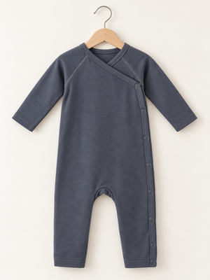 Slate Kruvaze Bebek Tulumu – Antrasit
