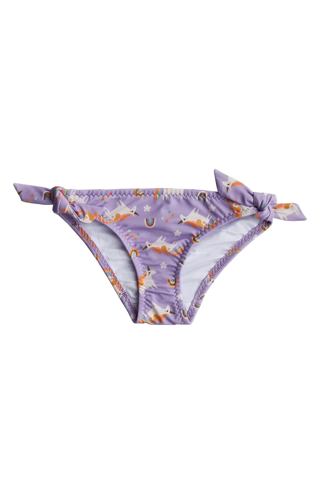 Ruffle Bikini Set - Rainbow Unicorn Lilac