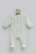 %100 Pamuk Müslin Kız Bebek Tulum - Special Fabric With Bamboo Fibers