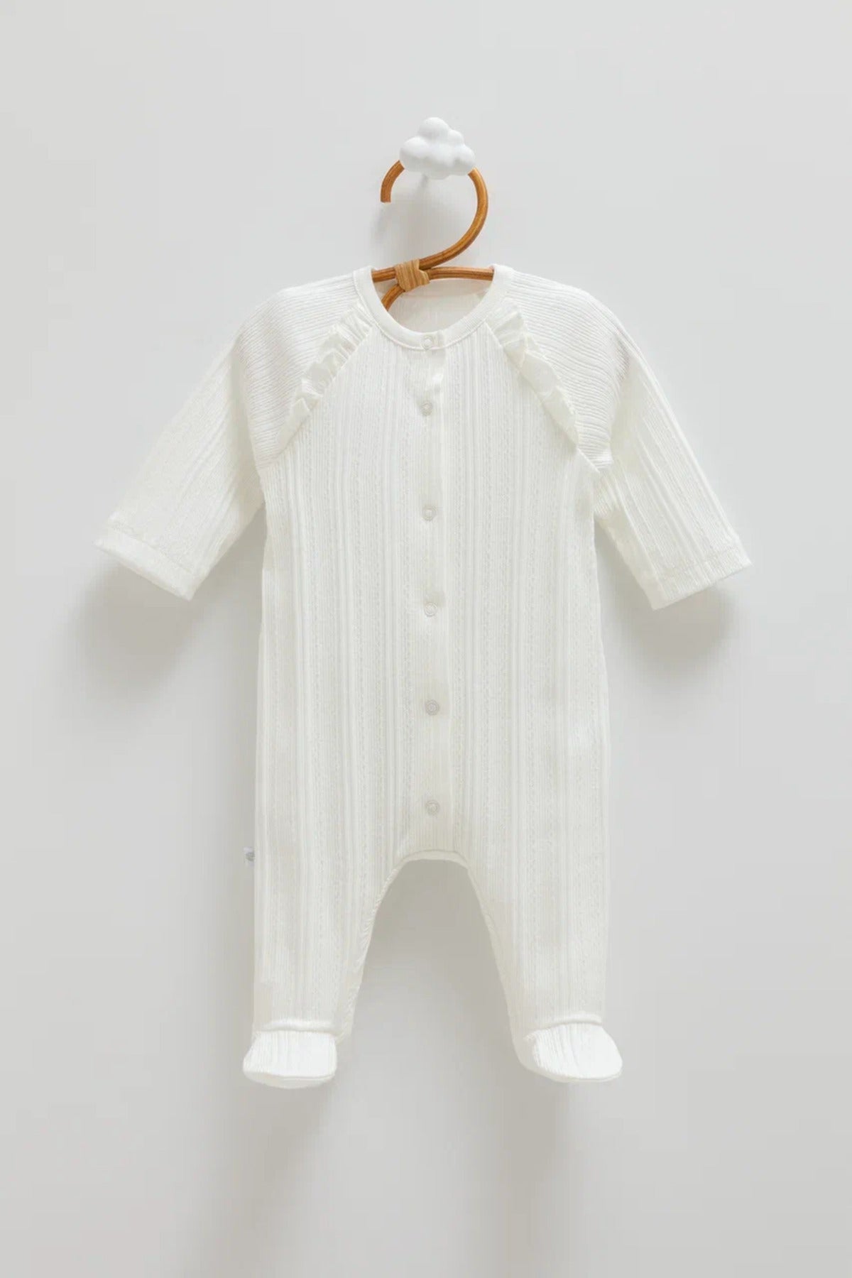 %100 Pamuk Kız Bebek Tulum