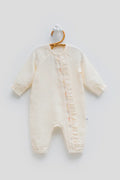 %100 Pamuk Müslin Kız Bebek Tulum - Special Fabric With Bamboo Fibers