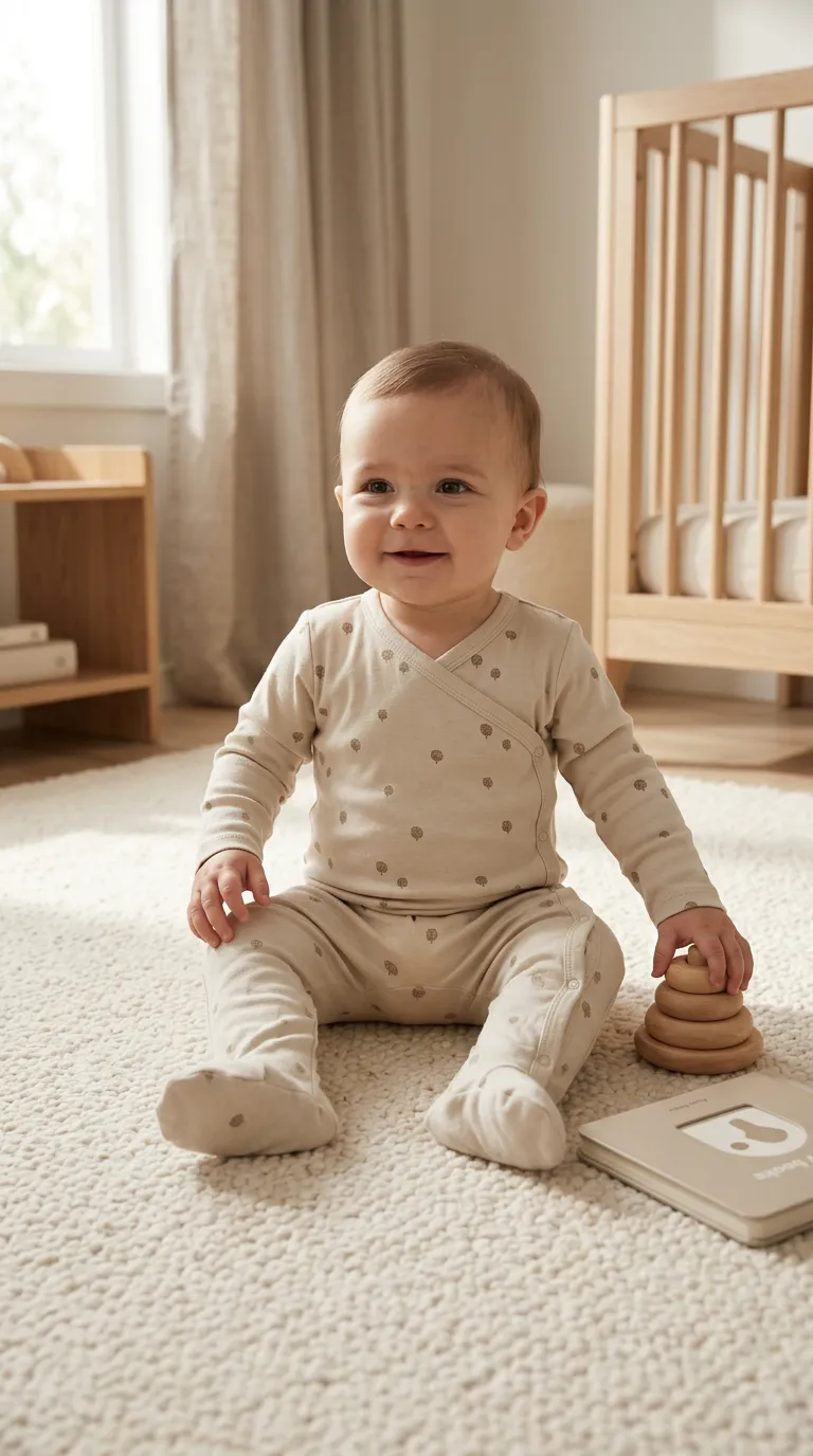 Little Trees Ayaklı Çıtçıtlı Bebek Tulumu