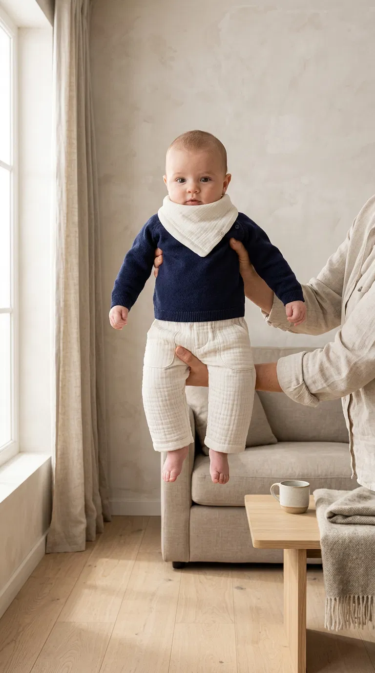 Navy Atelier 3’lü Triko Bebek Takım