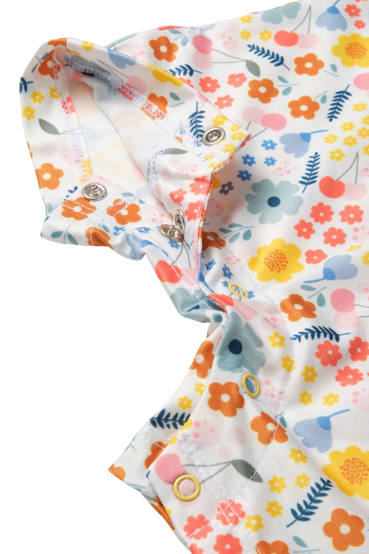 UV Korumalı Bebek Tek Parça Mayo-Pretty Floral