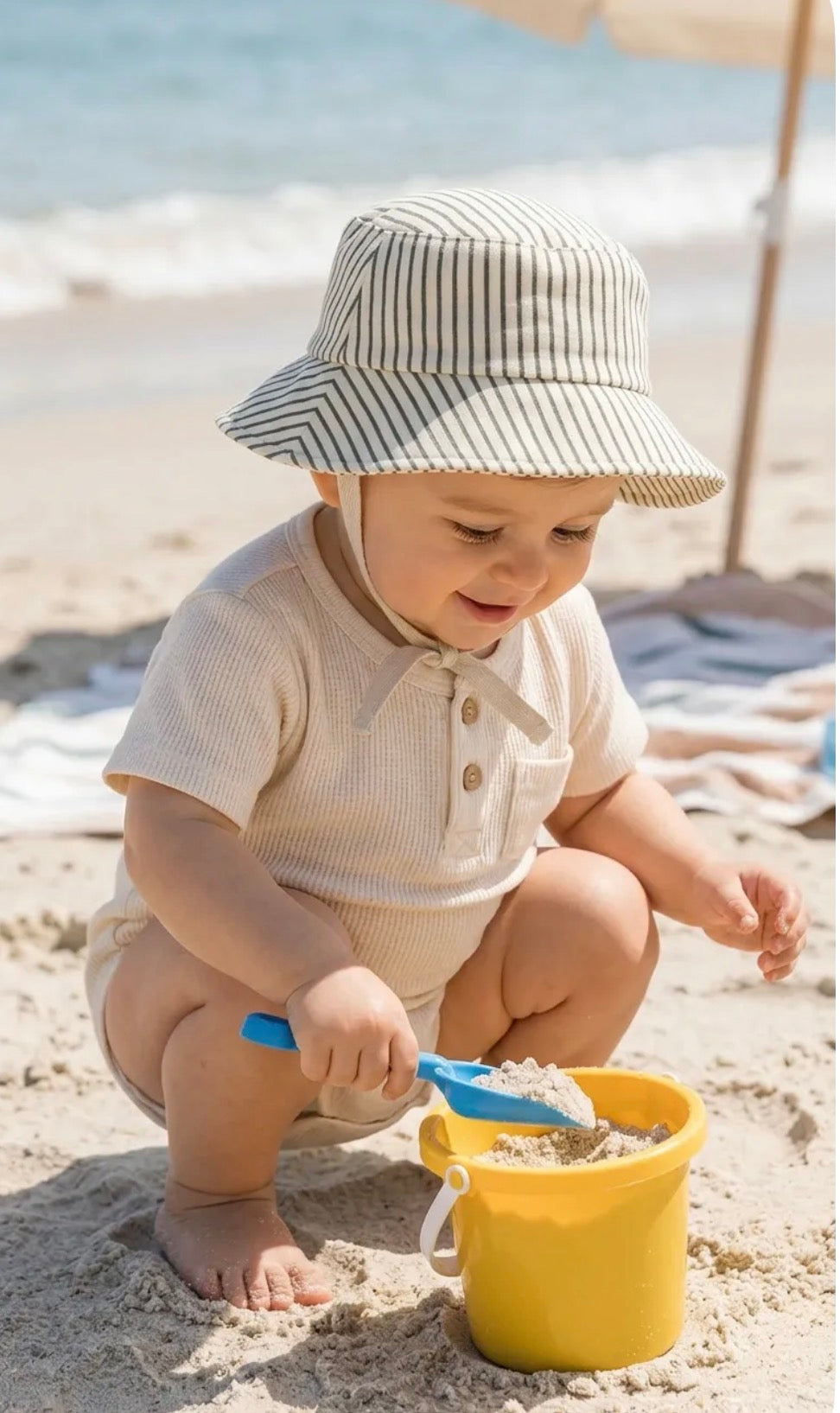 Organik Jungle Buddies Şapka Natural