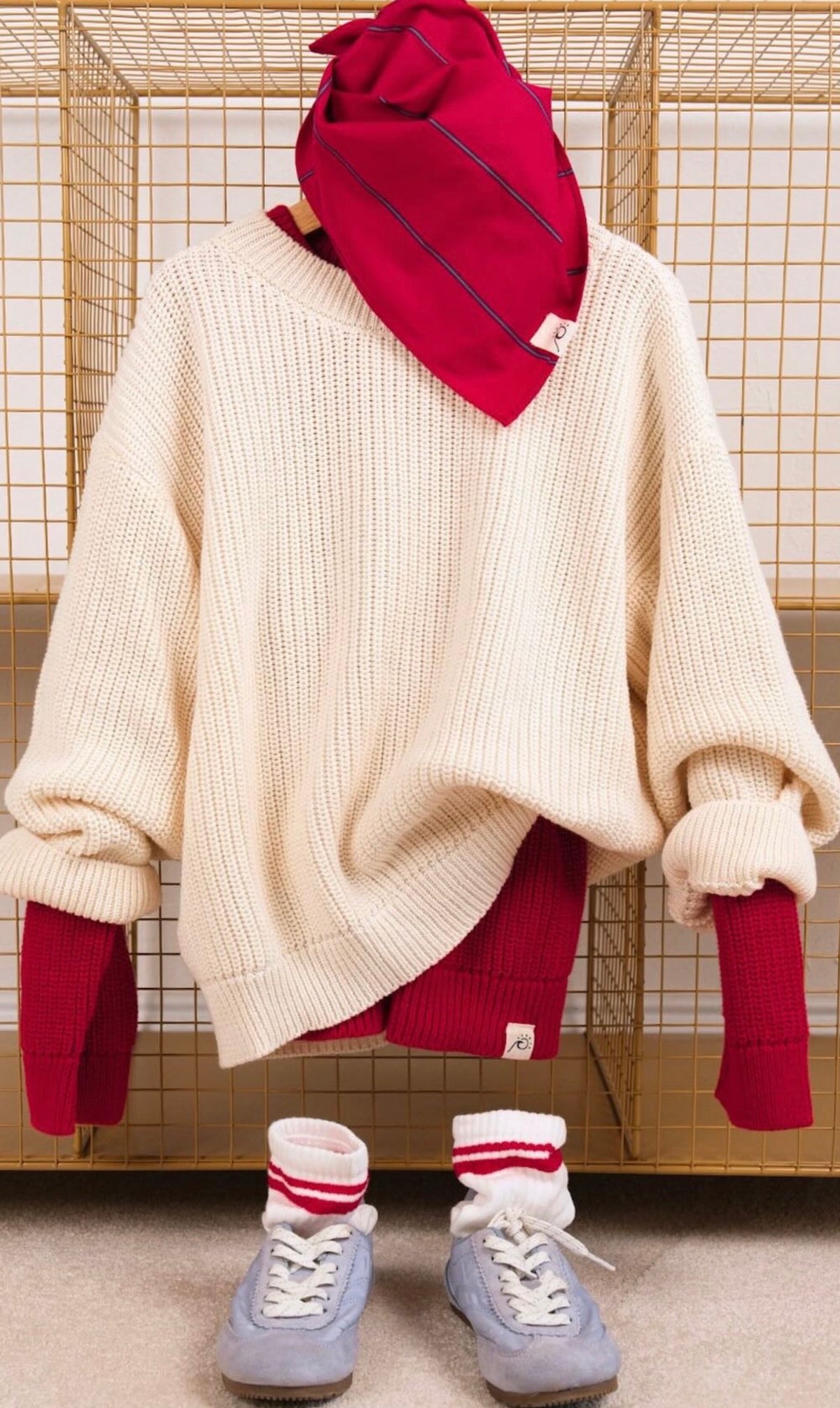 Sweet Chilli Desenli Unisex Fular