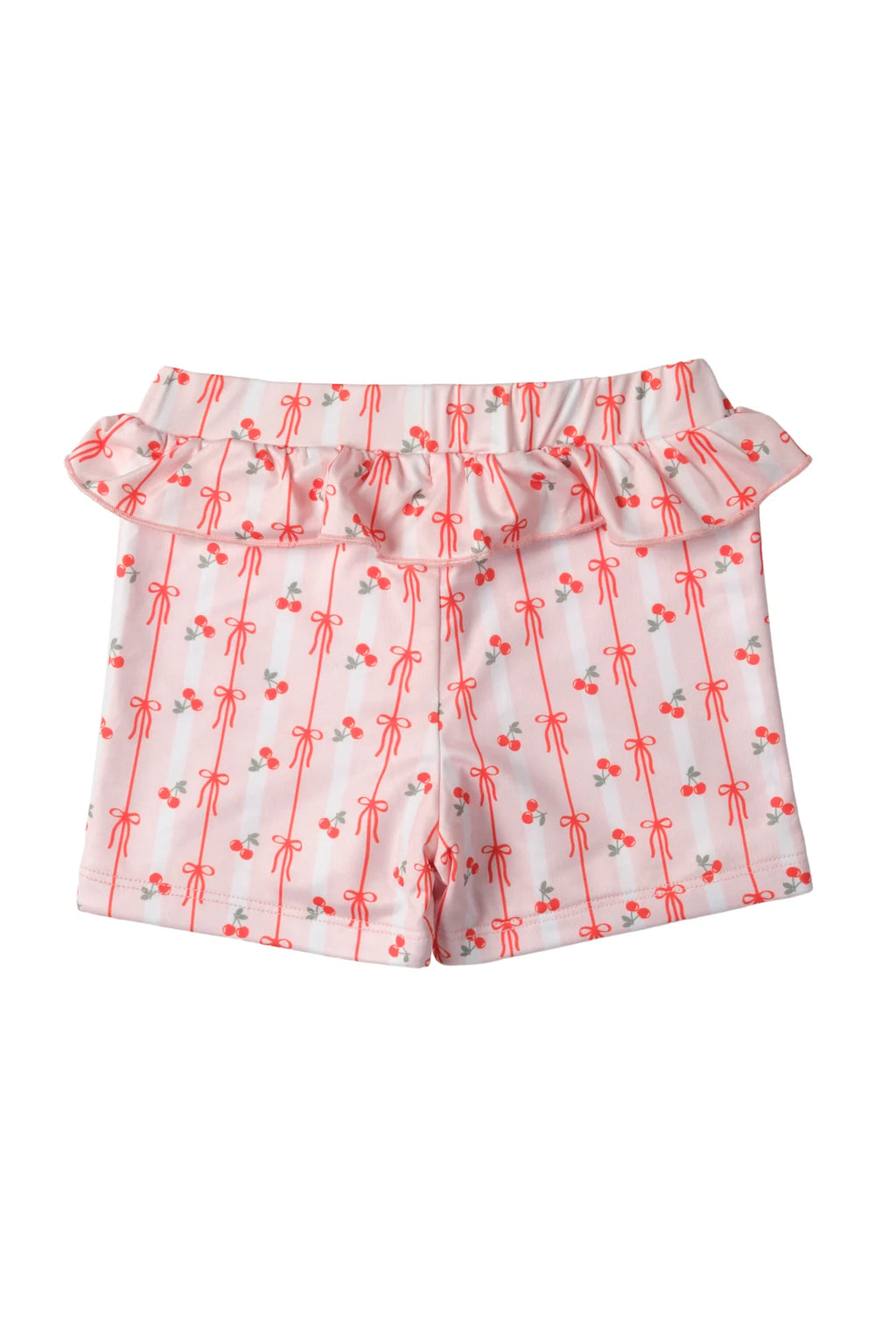 UV Korumalı Alt Üst Kız Bebek Set - Cherry Bow