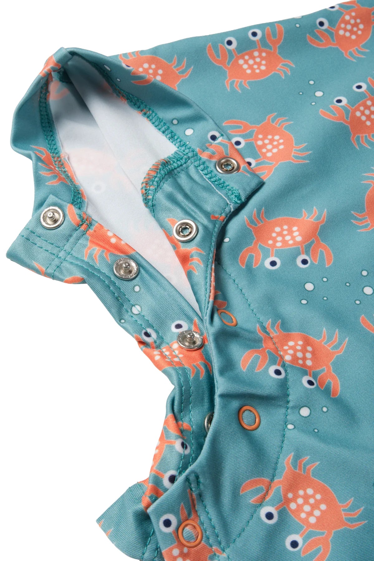 UV Korumalı Bebek Tek Parça Mayo-Crazy Crab
