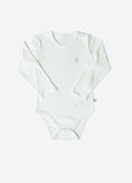 Organik New Basic Uzun Kol Çocuk Boy Body Ekru