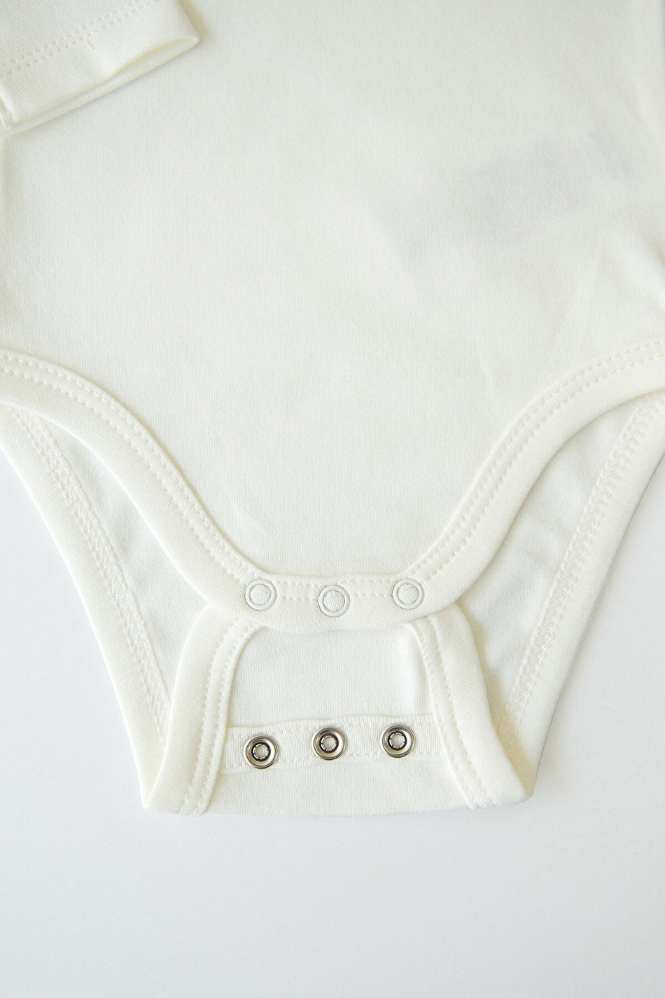 Organik New Basic Uzun Kol Çocuk Boy Body Ekru