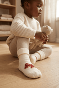 Mushroom Cozy Havlu Çorap – Ekru