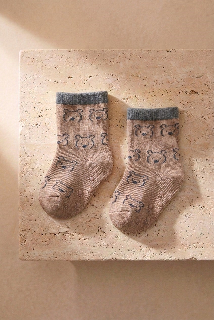 Teddy Days 3’lü Kaydırmaz Çorap Seti