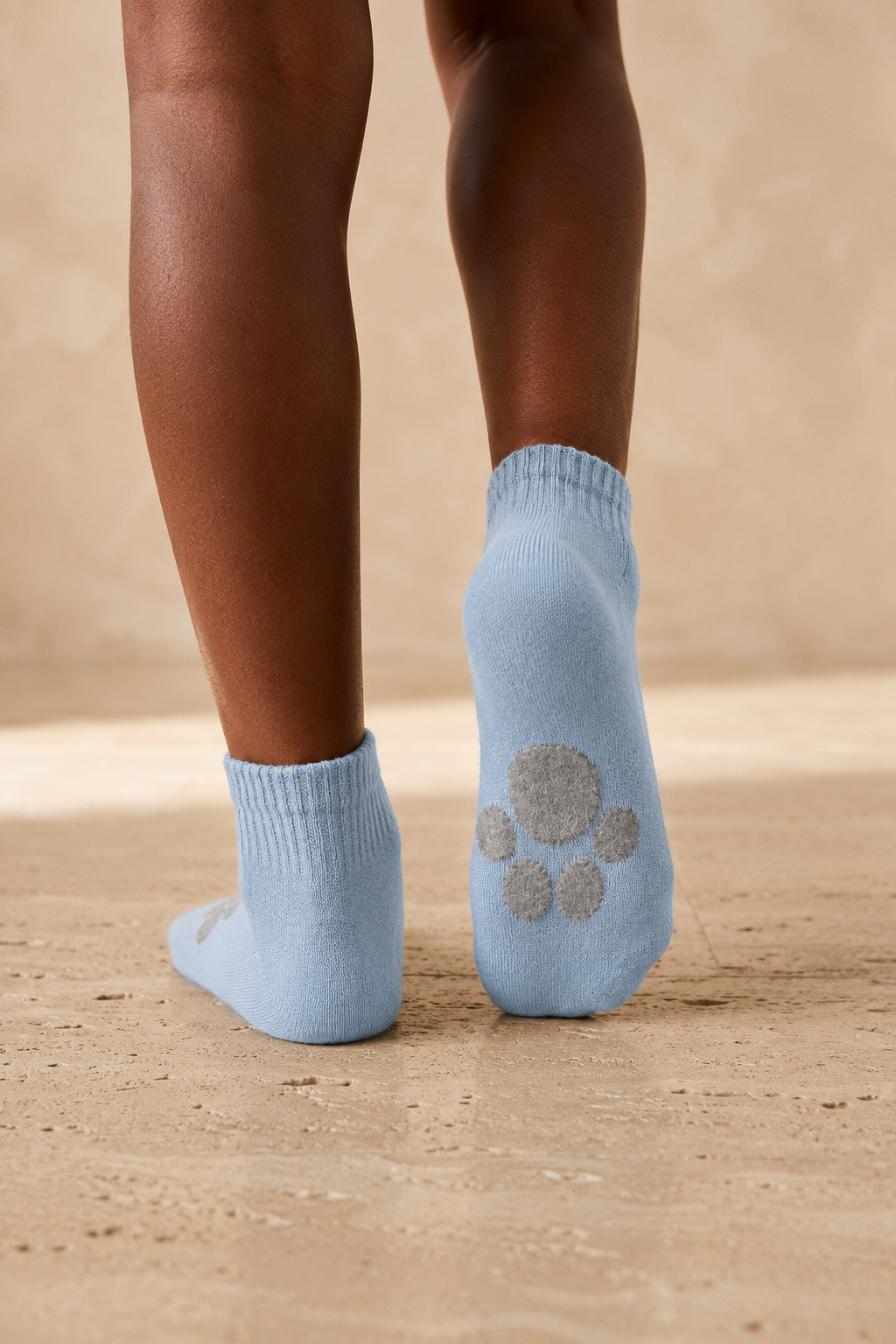 Blue Paw Pamuklu Çocuk Çorabı – Bebe Mavisi