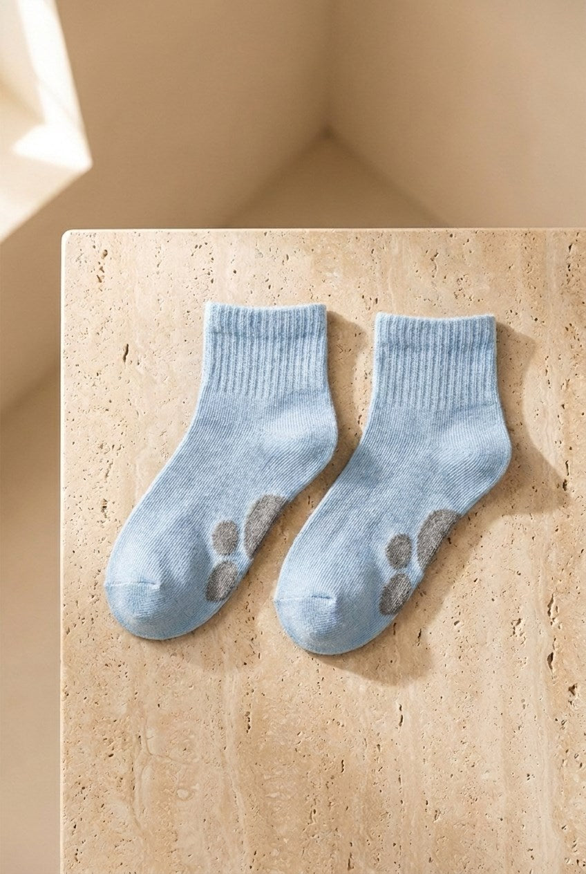 Blue Paw Pamuklu Çocuk Çorabı – Bebe Mavisi