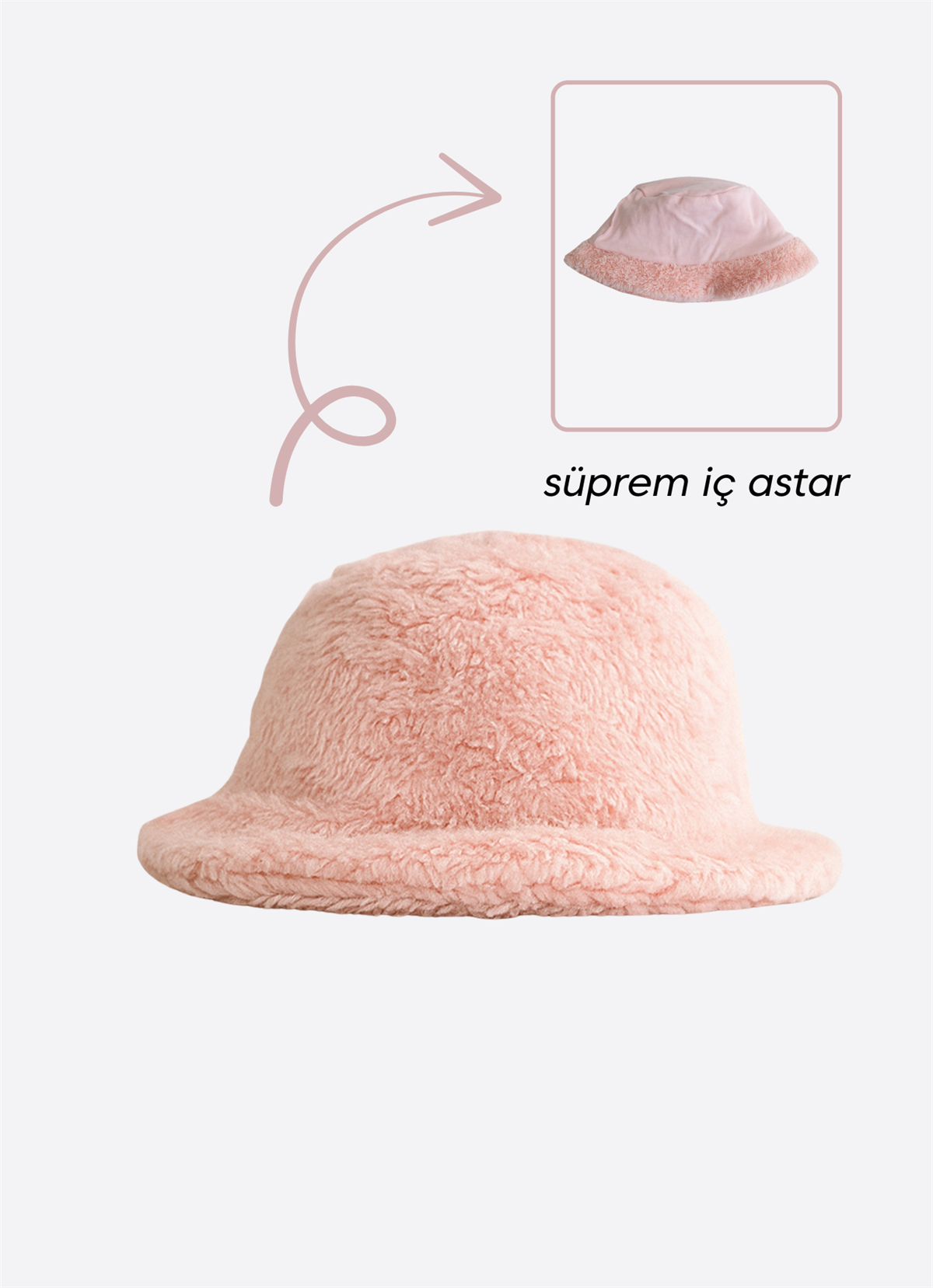 Pampa Şapka -Pink