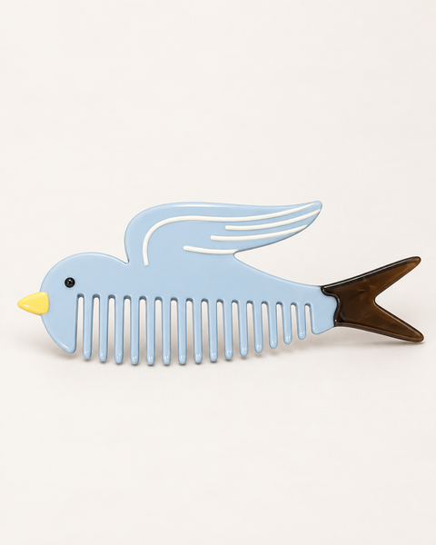 Blue Bird Kuş Figürlü Dekoratif Tarak