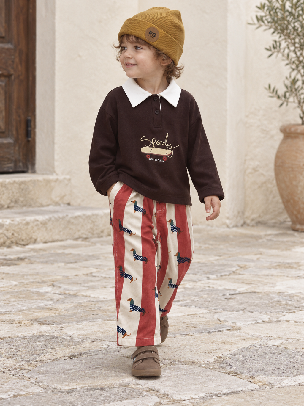 Amber Rib Fitilli Bere-Hardal
