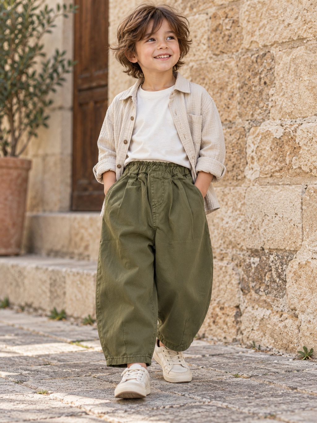 Olive Club Baloon Pantolon – Haki