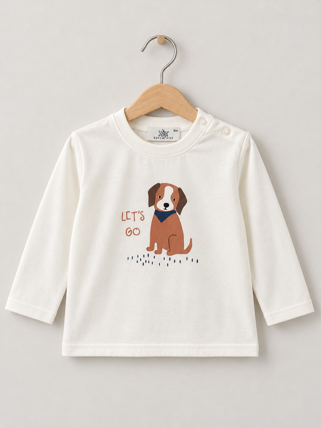 Let’s Go Puppy Uzun Kollu Penye – Ekru