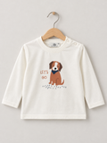 Let’s Go Puppy Uzun Kollu Penye – Ekru