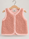 Rosy Teddy Bukle Yelek – Pembe