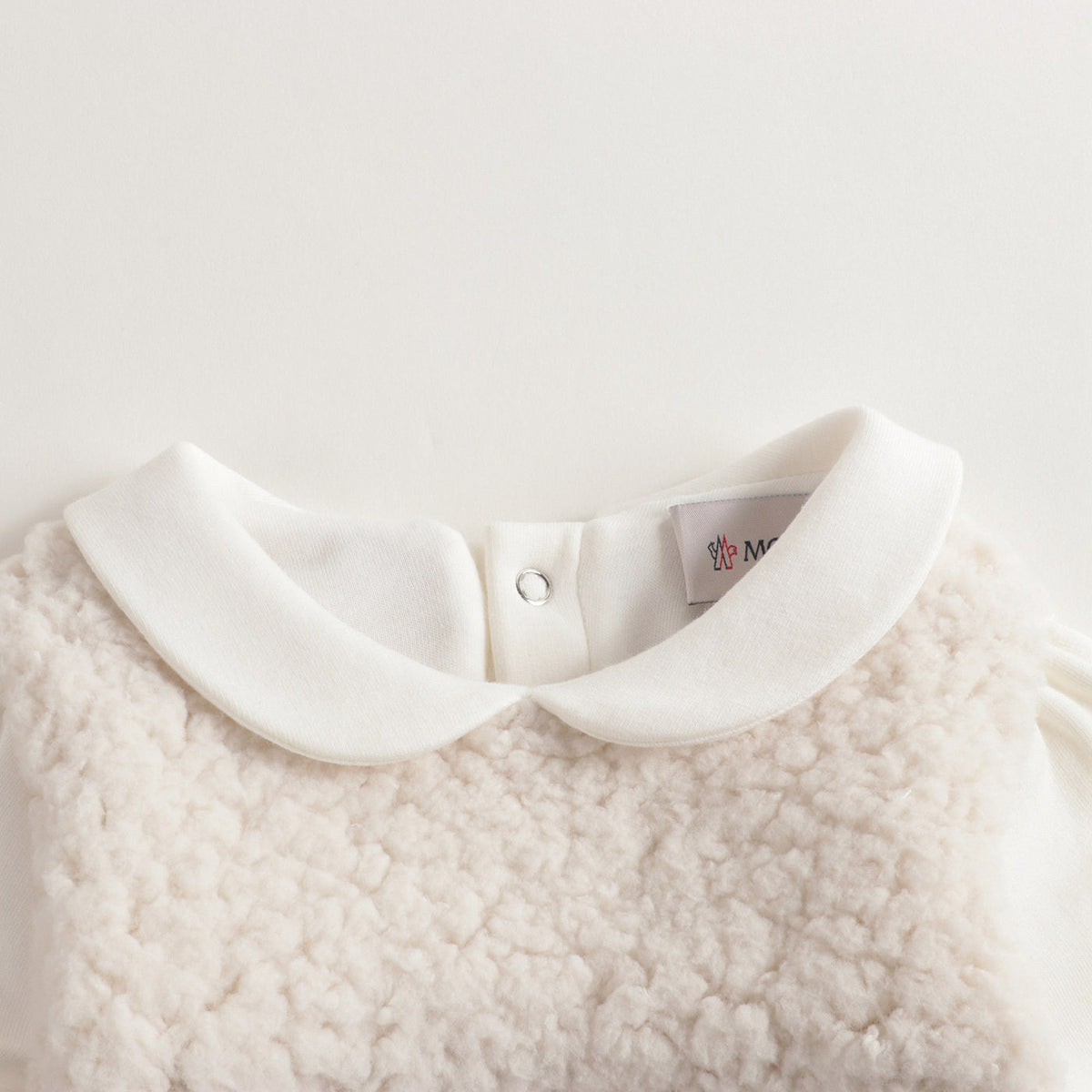 Ivory Teddy Astarlı Kız Bebek Elbisesi