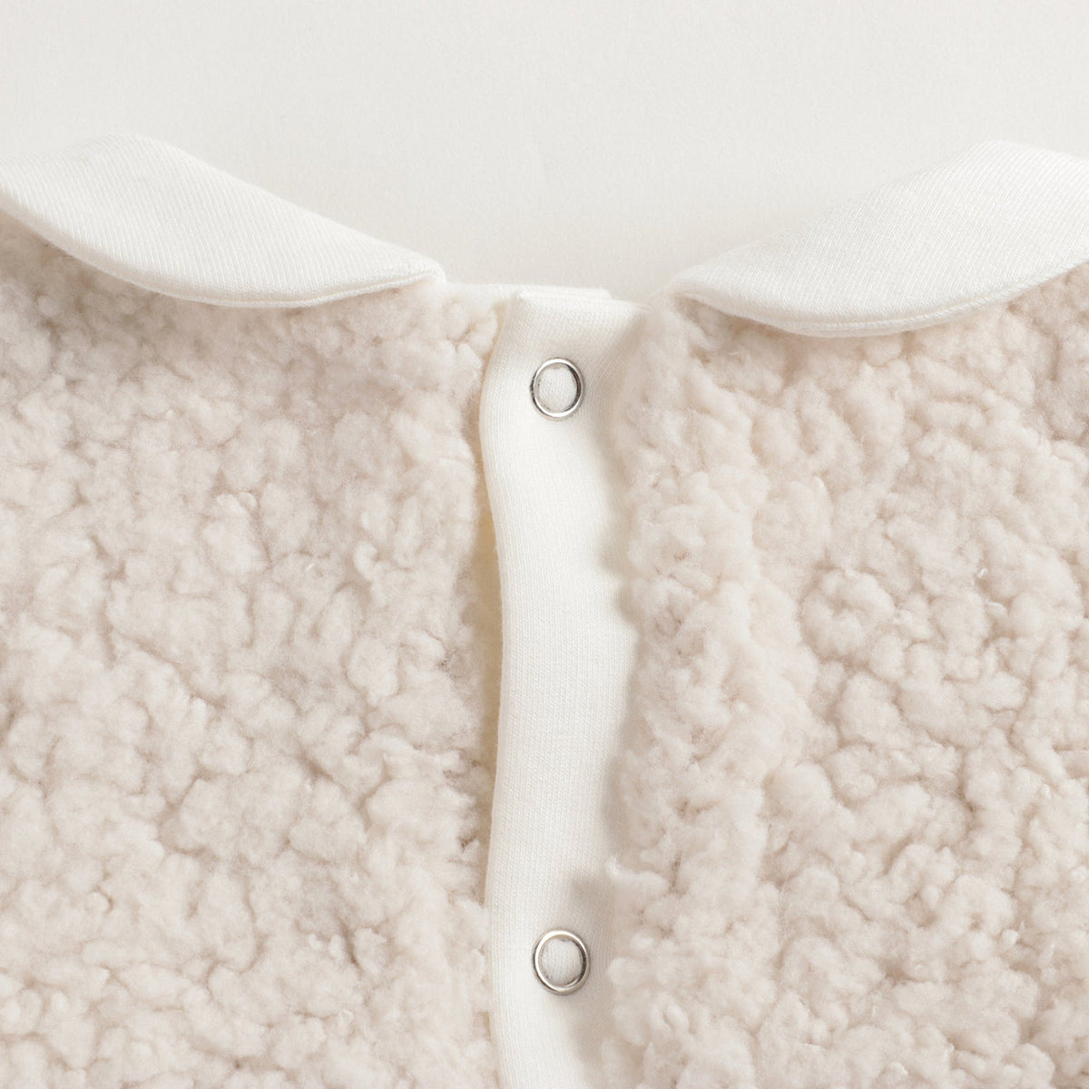 Ivory Teddy Astarlı Kız Bebek Elbisesi