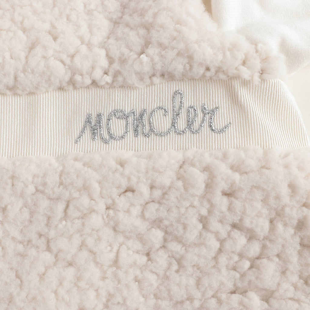Ivory Teddy Astarlı Kız Bebek Elbisesi