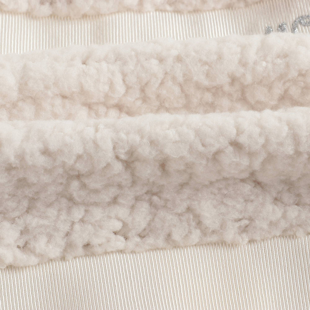 Ivory Teddy Astarlı Kız Bebek Elbisesi