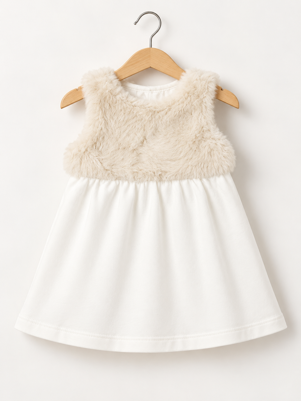 Lumi Teddy Astarlı Elbise – Ekru