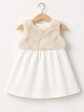 Lumi Teddy Astarlı Elbise – Ekru