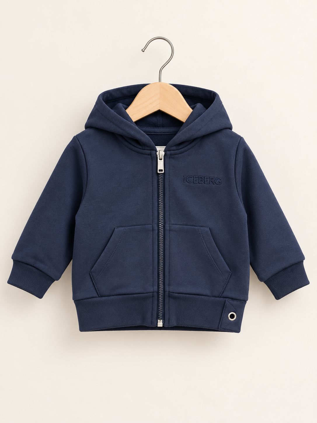 Urban Color Şardonlu Kapüşonlu Sweatshirt – Lacivert