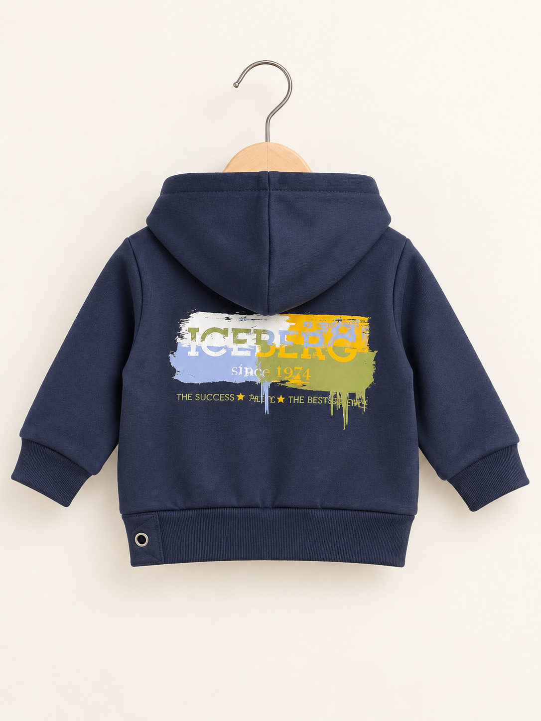 Urban Color Şardonlu Kapüşonlu Sweatshirt – Lacivert