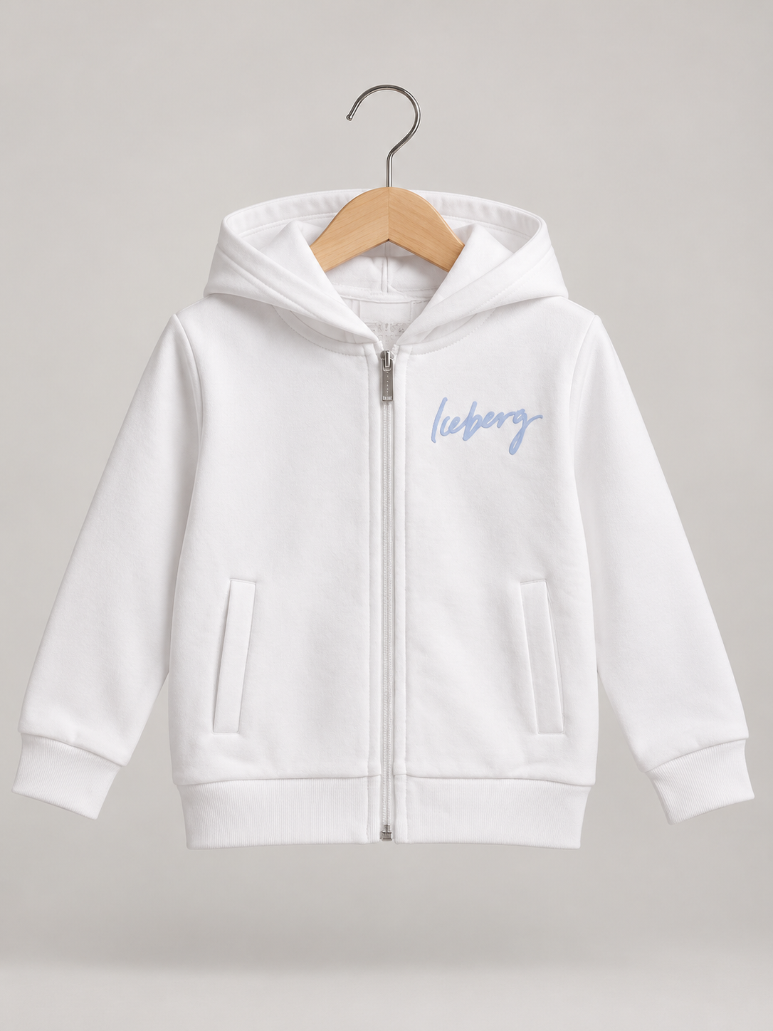 Playful Cat Şardonlu Kapüşonlu Sweatshirt – Beyaz