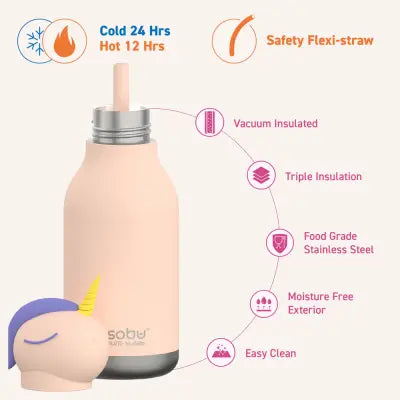Bestie Bottle - Unicorn 460 ml.