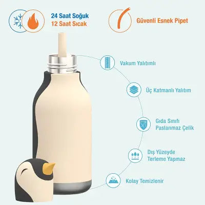 Bestie Bottle - Penguin 460 ml.