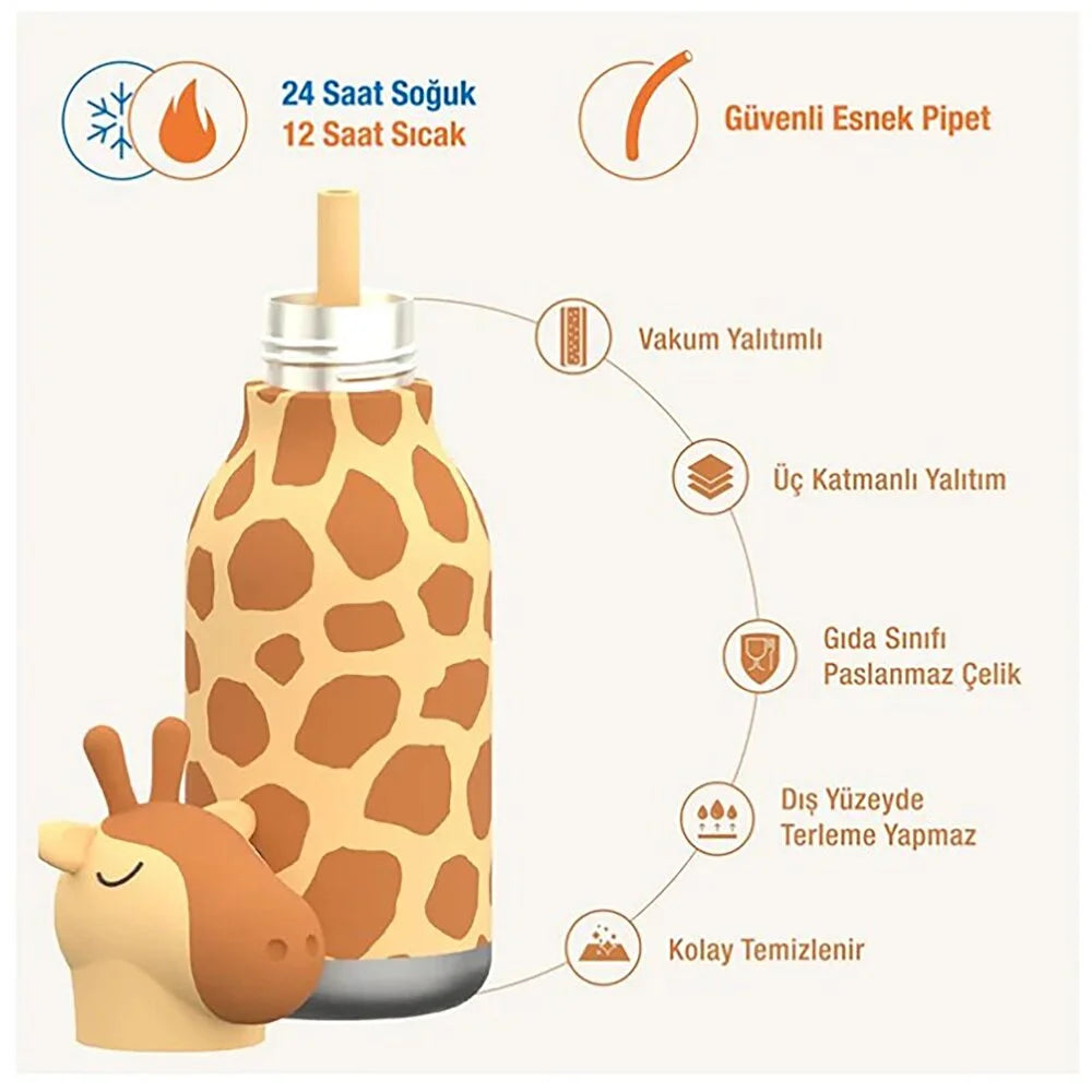 Bestie Bottle- Giraffe 460 ml.