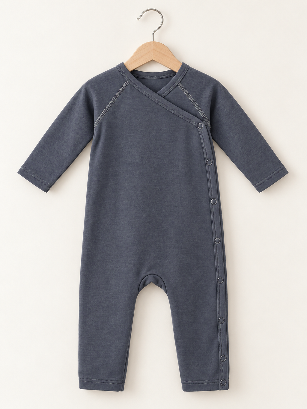 Slate Kruvaze Bebek Tulumu – Antrasit
